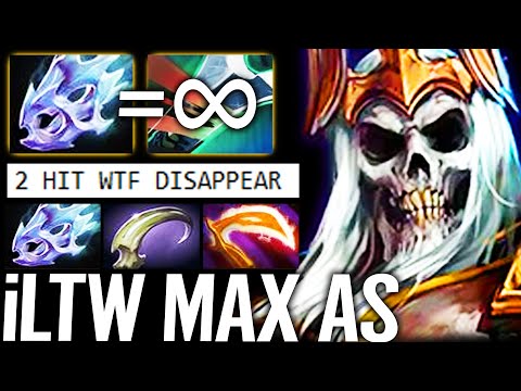 🔥 WTF 2 HIT DISAPPEAR - iLTW Wraith King Max AS Moonshard So IMBA Carry Late Game 7.29 Dota 2 Pro