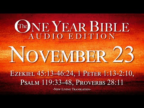 November 23 | One Year Bible Audio Edition