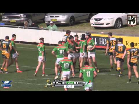 2014 Real NRL Round 17 Under 23's Highlights - Macquarie v Wests