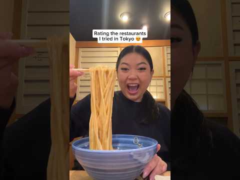 Rating restaurants I tried in Tokyo 🍜🍣💗