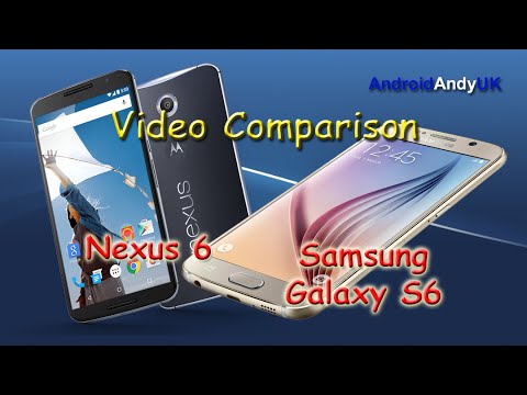 Nexus 6 v Samsung Galaxy S6 HD Video Comparison