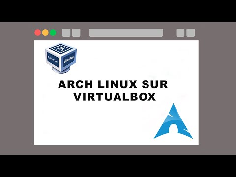 Installation d'Arch linux sur virtualbox