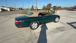1997 Jaguar XK8 Convertible Pulling In