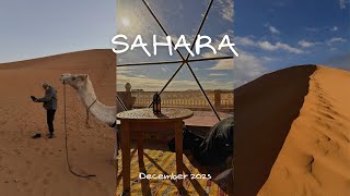 【trip vlog】 モロッコ旅行#2 | サハラ砂漠でホカンス | 食べて寝て、また食べて寝る2泊3日 | 2025.12