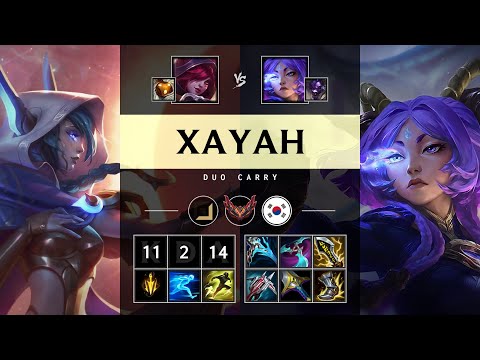 Xayah ADC vs Yunara - KR Grandmaster Patch 25.19