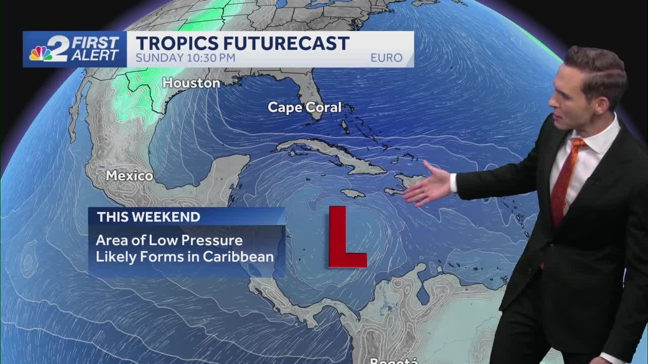 Tracking the Tropics: odds of tropical development increasing in the Caribbean