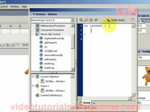 Flash Move Object with Buttons and Actions
