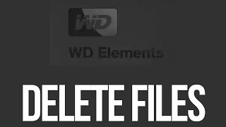 How to Delete Files from WD Elements on Mac | External Hard Drive