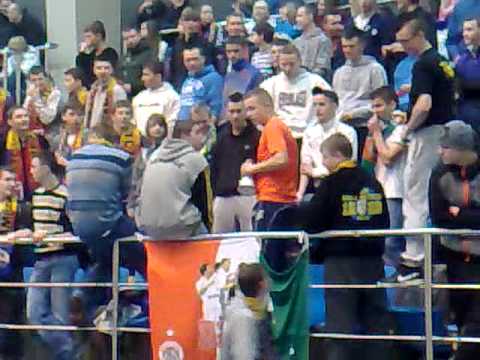 MKS Sambor Tczew vs KGHM Metraco Zagłębie Lubin .  Doping !