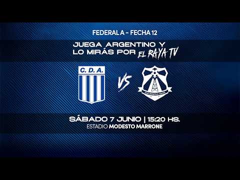 FEDERAL A |  Argentino de Monte Maíz   VS  Dep. Rincon  - Fecha 12  | Raya TV