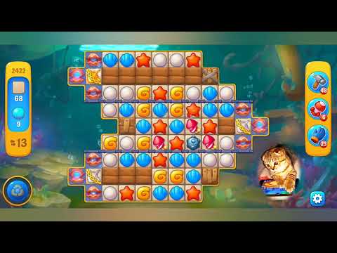 Fishdom 2022, no Boosters,  2422  level  -  прохождение без бустеров,  2422  уровень.