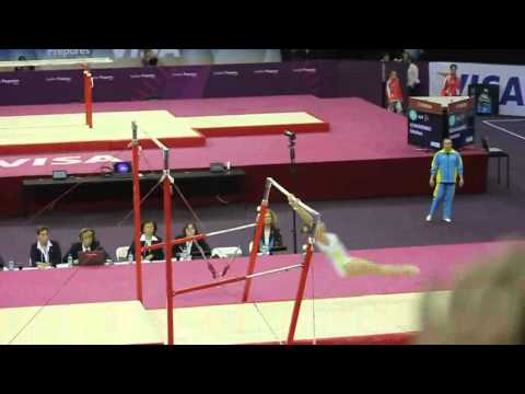 Nataliya Kononenko UKR Bars Final London 2012 Test Event