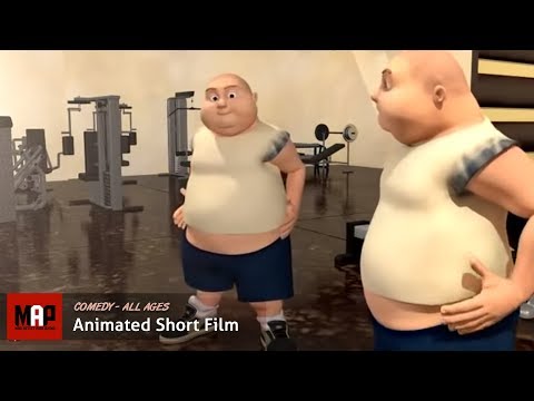 Funny CGI 3d Animated Short Film ** AUTO WORKOUT ** Animation by Si Yeun Park & Sheridan College