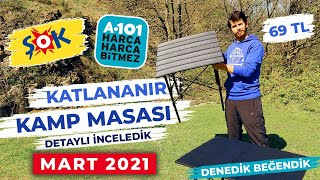 A101 ve ŞOK MARKET 69 LİRA KAMP MASASI - DELİ G