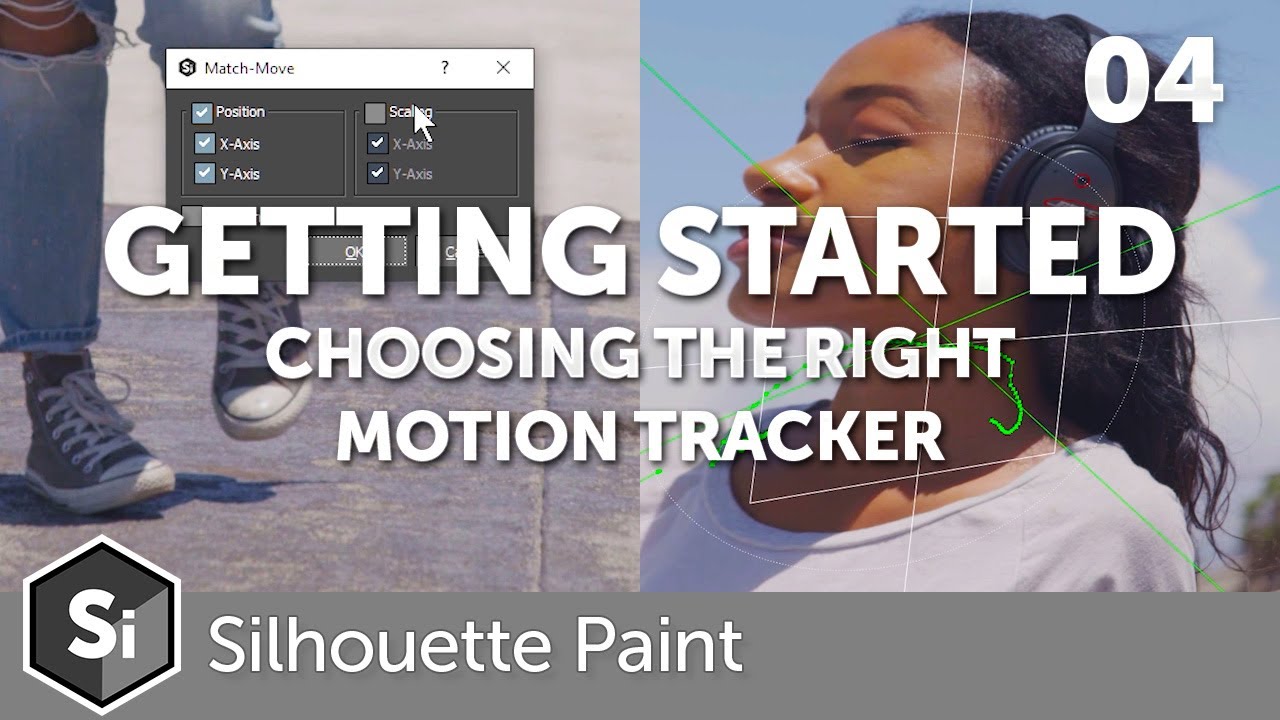 Silhouette Paint - Getting Started - Motion Tracking Comparison