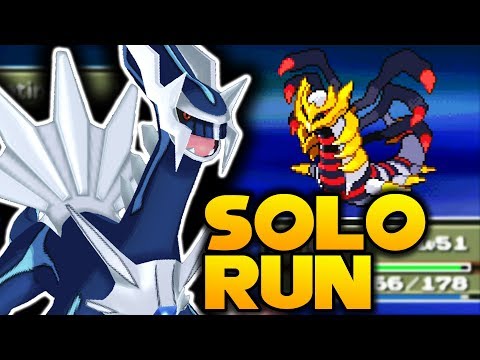 A LEGENDARY SOLO RUN! POKEMON PLATINUM DIALGA SOLO RUN!