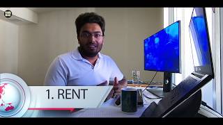 Cost of living in USA!! My monthly expenses in HINDI!!
