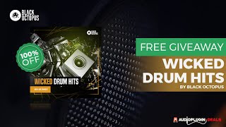 Video thumbnail for Freebie Alert!!! Black Octopus Wicked Drum Hits by Audio Plugin Deals