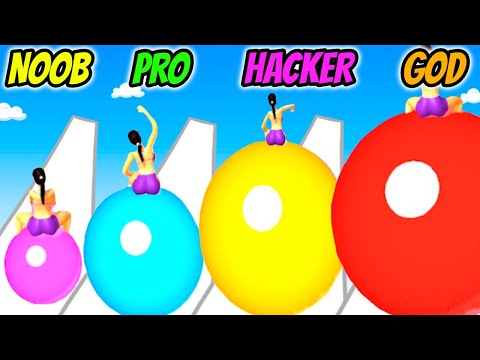 Yoga Balls 3D - NOOB vs PRO vs HACKER vs GOD