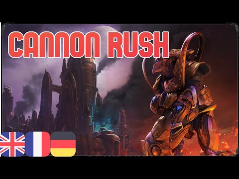 Cannon Rush / Protoss vs Zerg / Starcraft Brood War Remastered