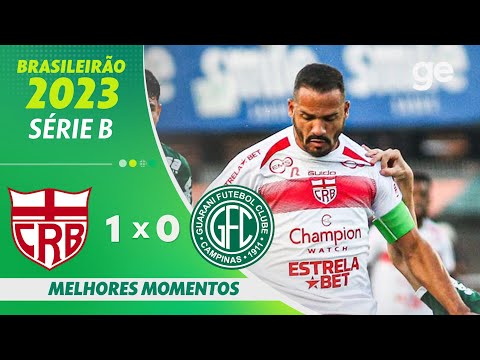Gols e lances de CRB x Guarani
