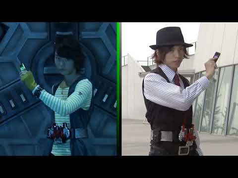 Kamen Rider W (Double) First Henshin