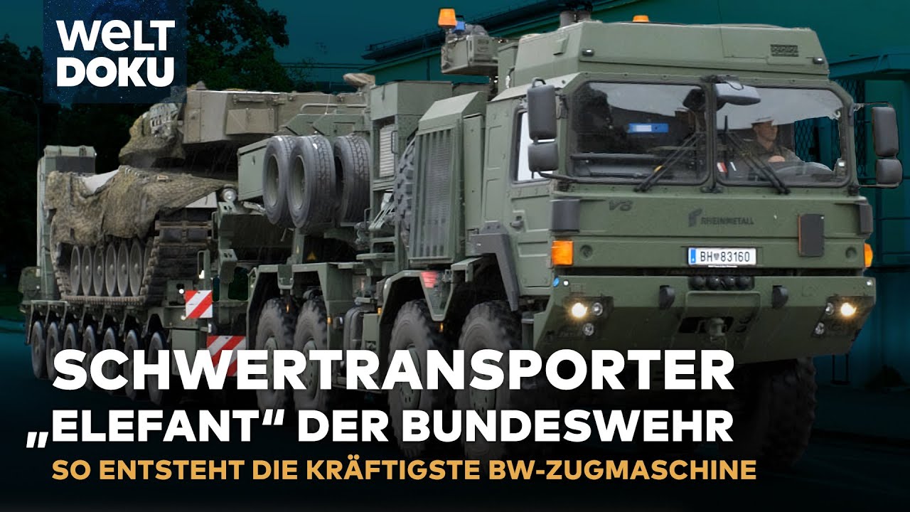 SCHWERLASTTRANSPORTER HX81 "Elefant" - So entsteht die kräftigste Zugmaschine der Bundeswehr | DOKU