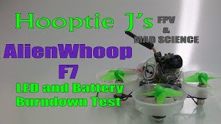 AlienWhoop F7, LEDs And Battery Run-Down
