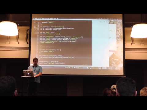 Create a full stack application using only JavaScript, Speaker: Tamas Piros