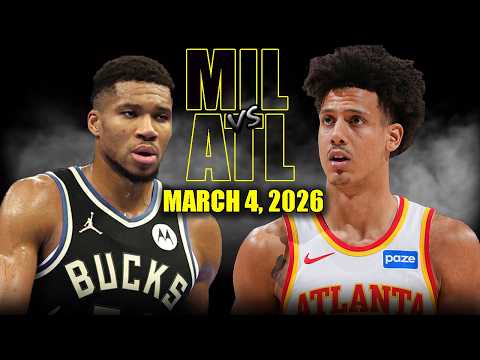 Milwaukee Bucks vs Atlanta Hawks Full Game Highlights – March 4, 2026 | NBA Season