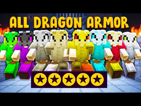 Doing Dungeons With Every Dragon Armor! *300+ Mil* (Hypixel Skyblock)