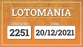 Capa de LOTOMANIA 2251