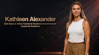 2026 PLD Robert G. Witten Passion for Excellence Award Winner - Kathleen Alexander