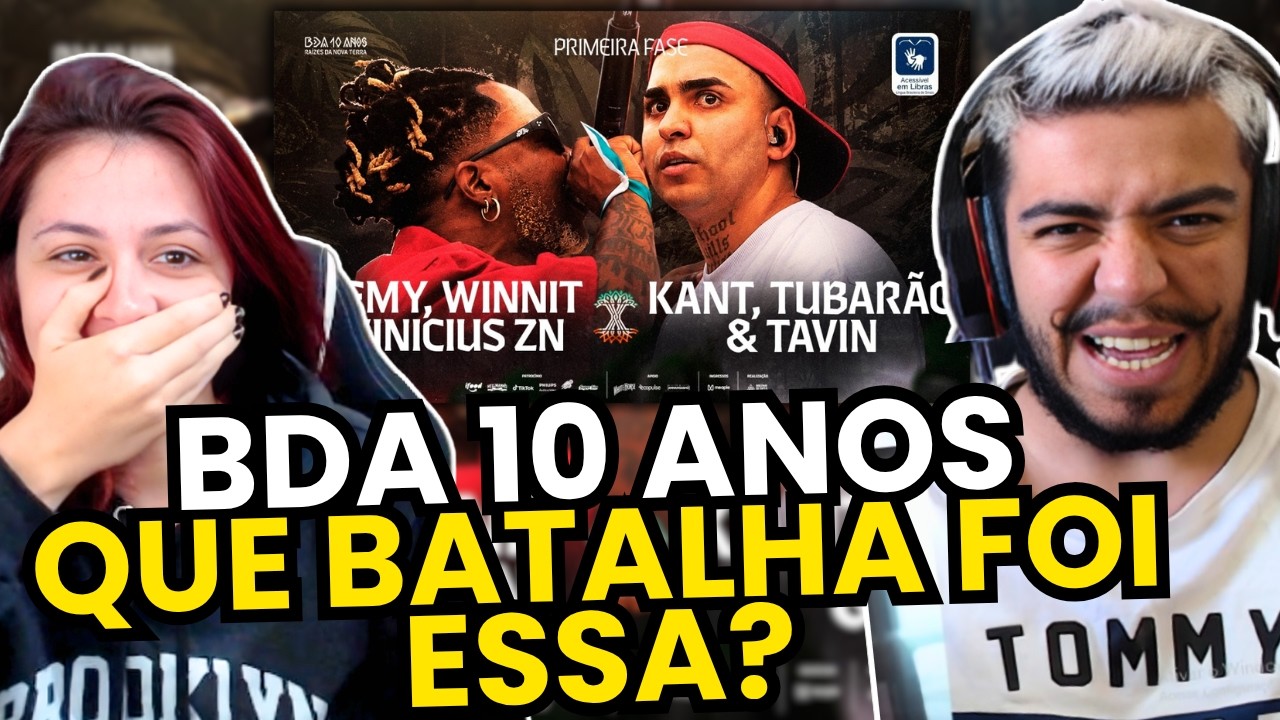 REACT - KAEMY, WINNIT E VINICIUS ZN X KANT, TUBARÃO E TAVIN | Primeira fase | BDA 10 ANOS