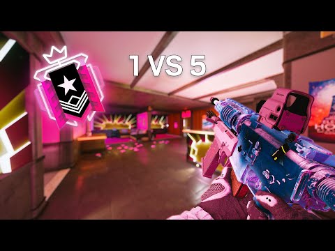 How a *CHAMPION* 1v5 Clutches - Rainbow Six Siege