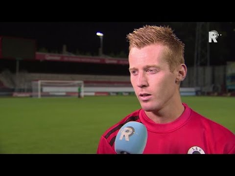 Mike van Duinen na afloop van Excelsior 2-Feyenoord 2
