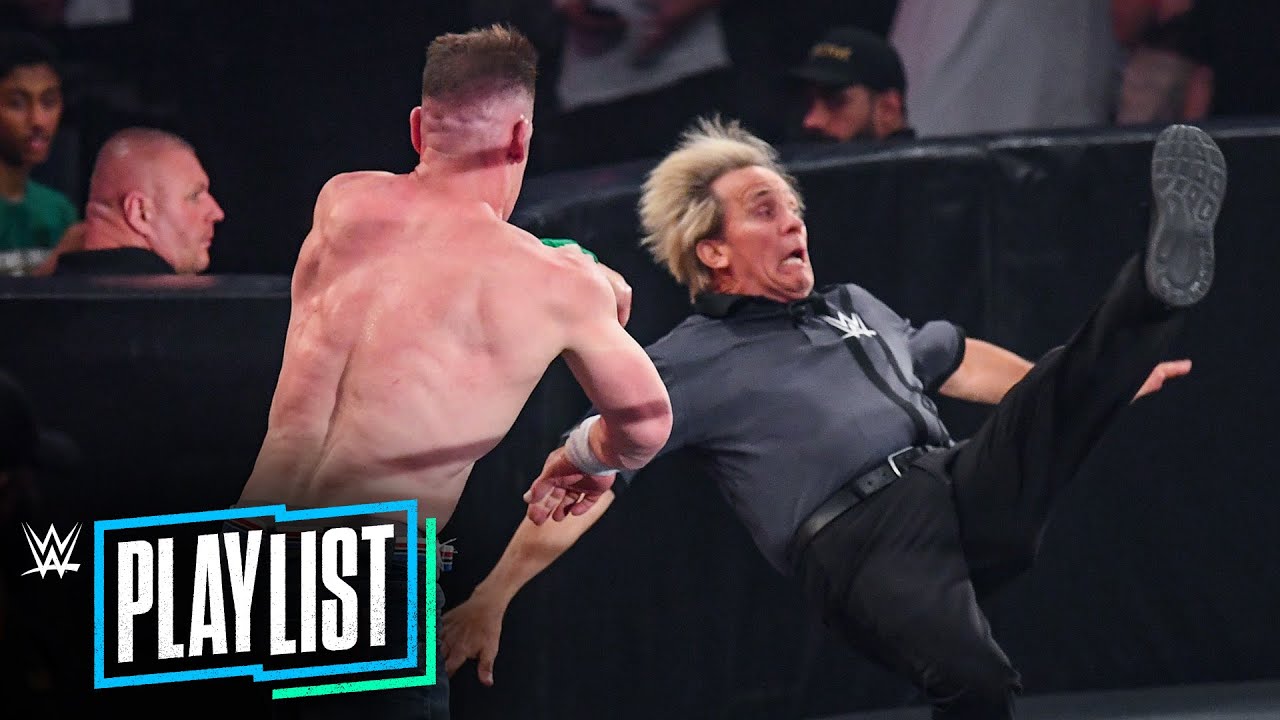 Refs get wiped out: WWE Playlist