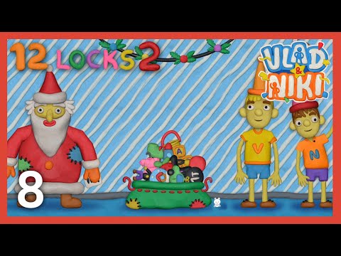 Vlad & Niki 12 Locks 2 Level 8 Walkthrough | Christmas's Toy (RUD Present)