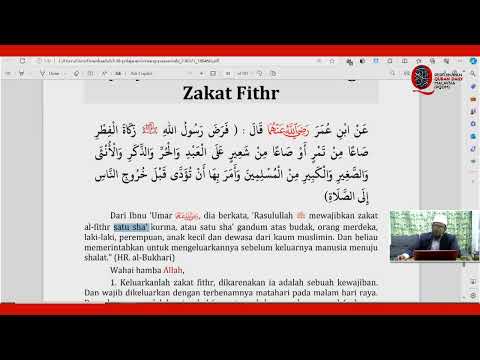 SYARAH PELAJARAN DARI RAMADAN NABI SAW SIRI KE-4