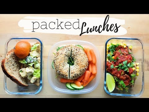 EASY PACKED COLD LUNCHES FOR WORK OR SCHOOL (Vegan)