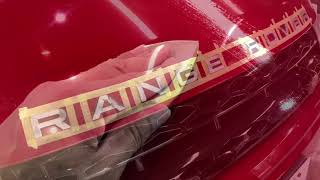 2012年式レンジローバーイヴォーク復元研磨・ガラスコーティング施工事例