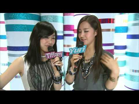 [720p HD][100410] Yuri & Tiffany MC Cut @ Music Core Live