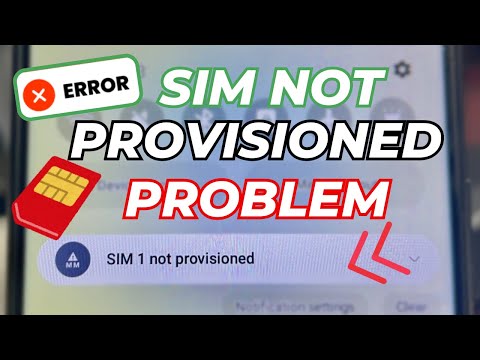Sim Not Provisioned Problem Slove
