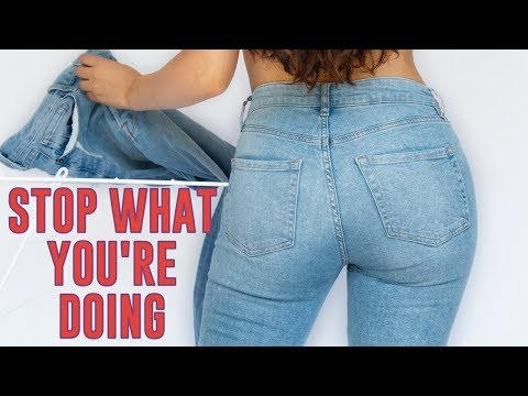 WHAT NO ONE TELLS YOU ABOUT JEANS  *life changing*
