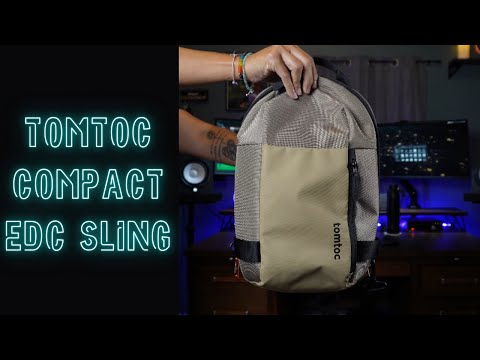 Tomtoc Compact EDC Sling! Best Travel Sling?!
