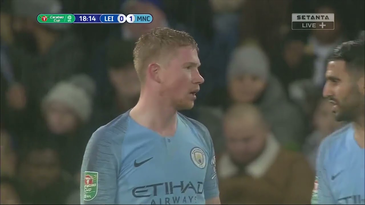 Kevin De Bruyne vs Leicester City (Away) 2018/19- Carabao Cup Quarter Finals