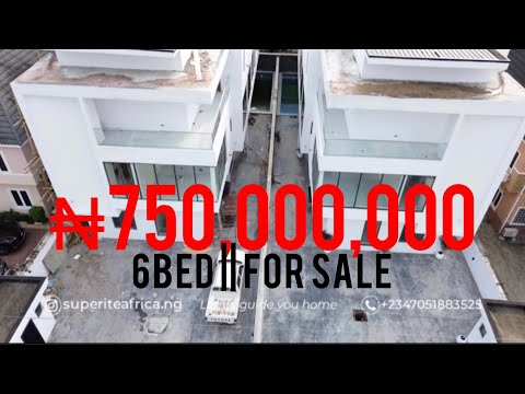 6 bedroom Duplex For Sale Lekki Phase 1 Lagos