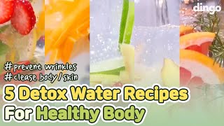 Easy Detox Water That You Can Make At Home🍵 Cleanse Your Body and Get Healthy