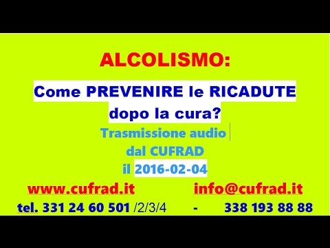 Alcolismo la migliore strada della codificazione Forme di una sindrome di astinenza ad alcolismo