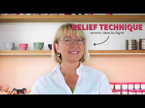 BOTZ - Enjoying ceramics - 27 - Relief technique with BOTZ Stoneware